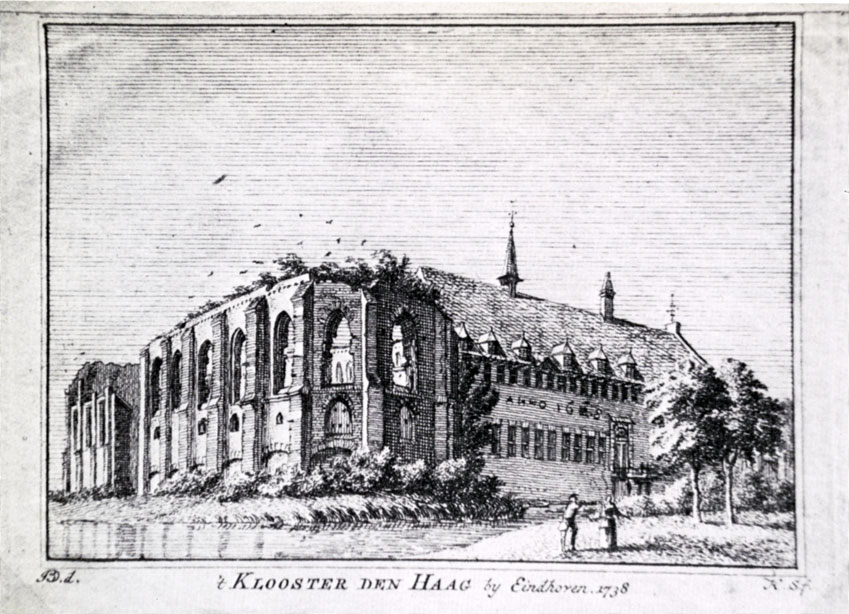 Drawing of Monastery of Marienhage in 1738, Eindhoven